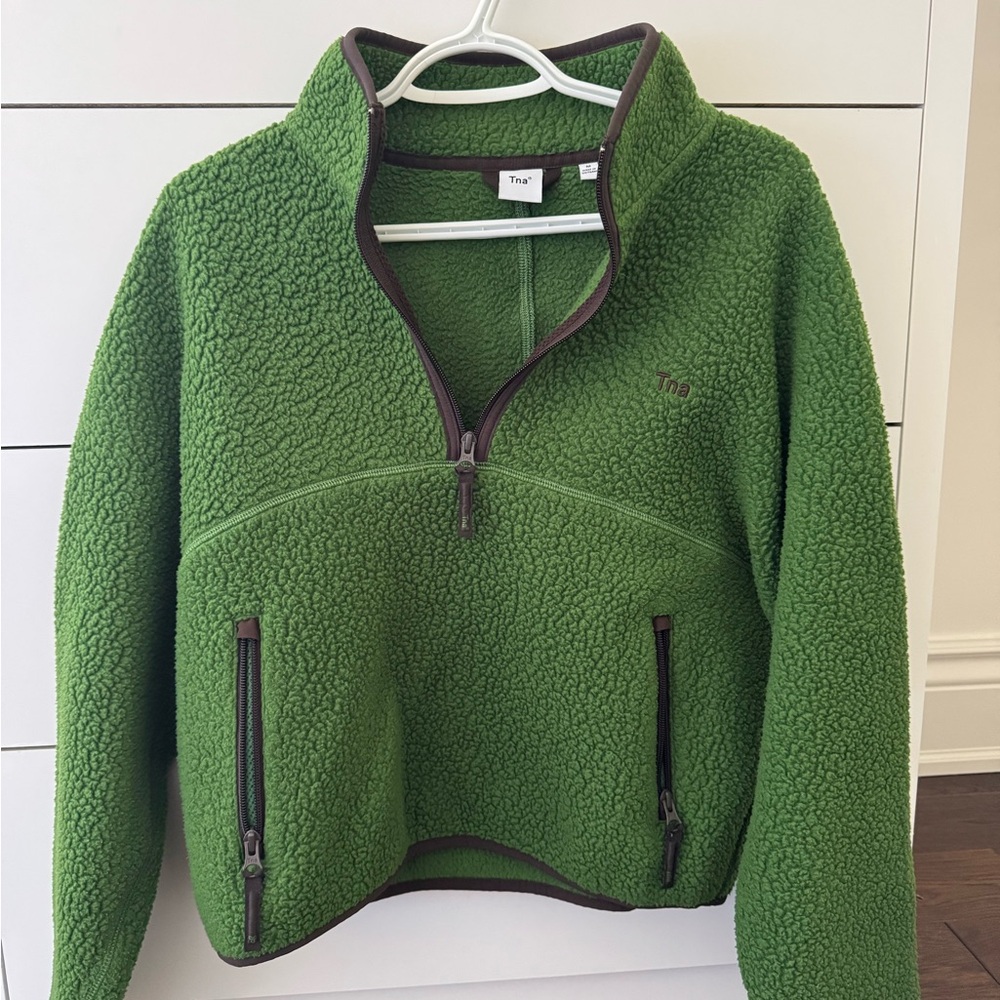 Tna polar fleece 1/4 zip sweater - Picture 2 of 4